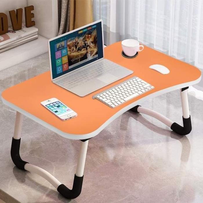Multifunction Folding Laptop Table orange