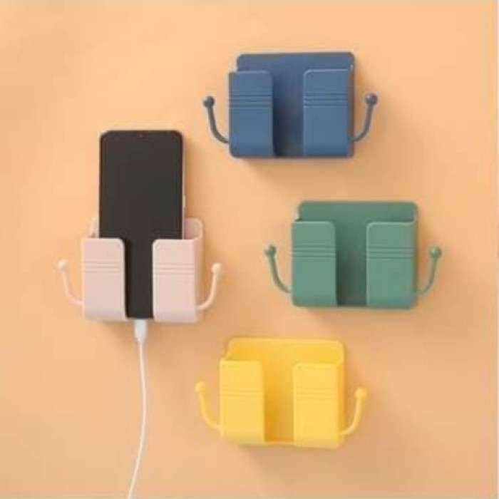 Phone charging bracket wall mounted holder